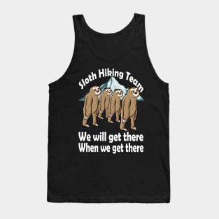 Sloth Hiking Team Tank Top